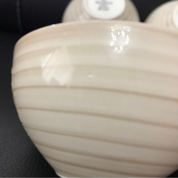 Set of 3 VILLEROY BOCH rice cereal soup bowls artesian nature beige. Excellent! - Picture 5 of 6